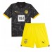 Günstige Borussia Dortmund Babykleidung Auswärts Fussballtrikot Kinder 2023-24 Kurzarm (+ kurze hosen)